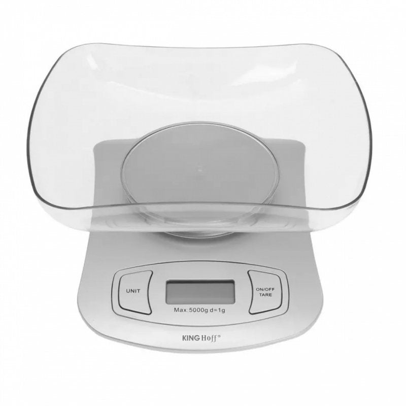 Bilancia da cucina digitale Kinghoff KH-6072 con funzione tara, capacità 5 kg