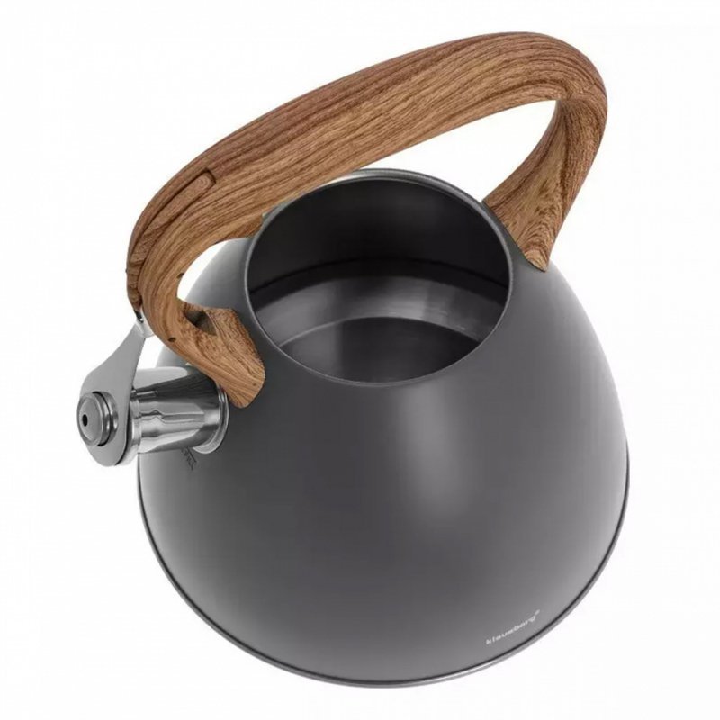 Klausberg KB-7297 Bollitore in acciaio inox con fischio da 3 litri per tutti i fornelli