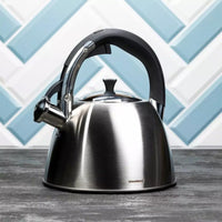 Klausberg KB-7015 Bollitore a fischio in acciaio inossidabile da 3 litri per tutti i fornelli