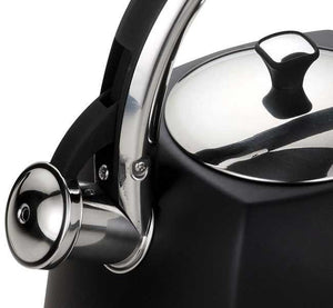 Klausberg KB-7195 Bollitore a fischio in acciaio inossidabile da 3 litri per tutti i fornelli