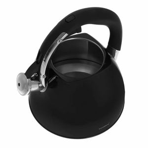 Klausberg KB-7195 Bollitore a fischio in acciaio inossidabile da 3 litri per tutti i fornelli