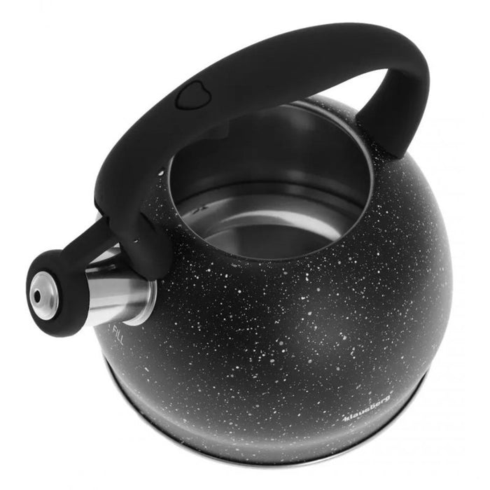 Klausberg KB-7320 Bollitore con fischietto in marmo da 2 litri con manico Soft Touch