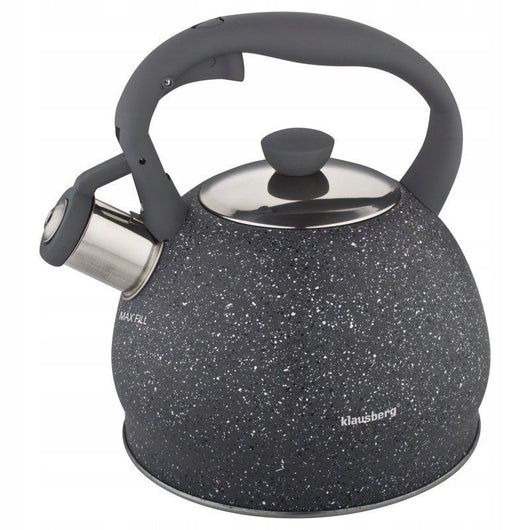 Klausberg KB-7321 Bollitore con fischio in marmo da 2 litri