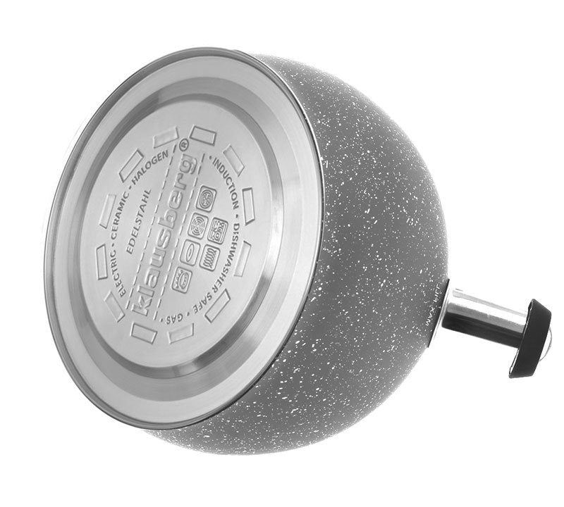 Klausberg KB-7321 Bollitore con fischio in marmo da 2 litri