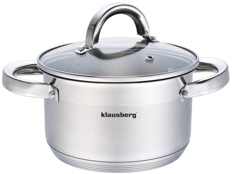 Klausberg KB-7125 Pentola moderna multistrato con coperchio 22 cm