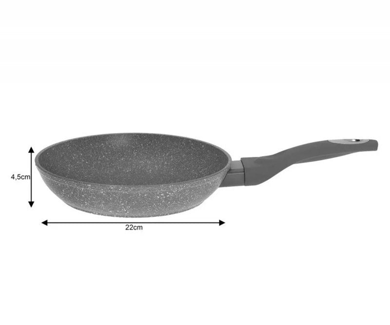 Klausberg KB-7308 Padella rivestita in granito resistente 22 cm