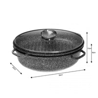 Klausberg KB-7367 Teglia da forno in ceramica con coperchio e griglia