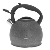 Klausberg KB-7267 Bollitore con fischietto e rivestimento in marmo da 3 litri