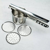 Schiacciapatate in acciaio Kinghoff KH-1268 con setacci intercambiabili