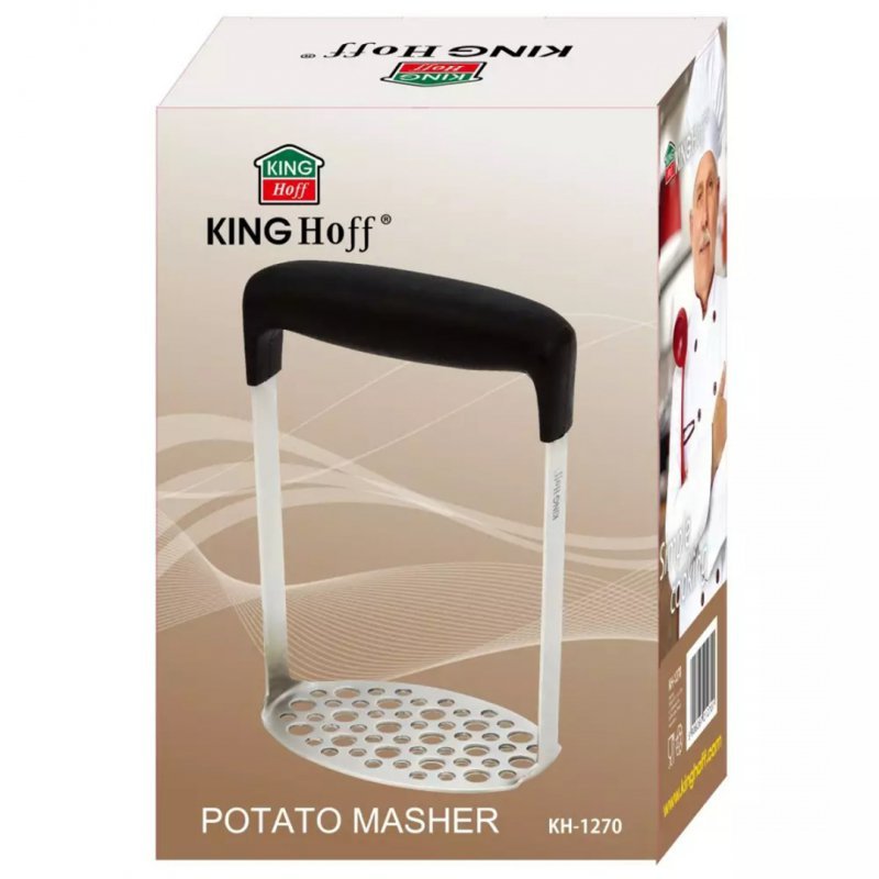 Schiacciapatate Kinghoff KH-1270 in acciaio inox con manico antiscivolo
