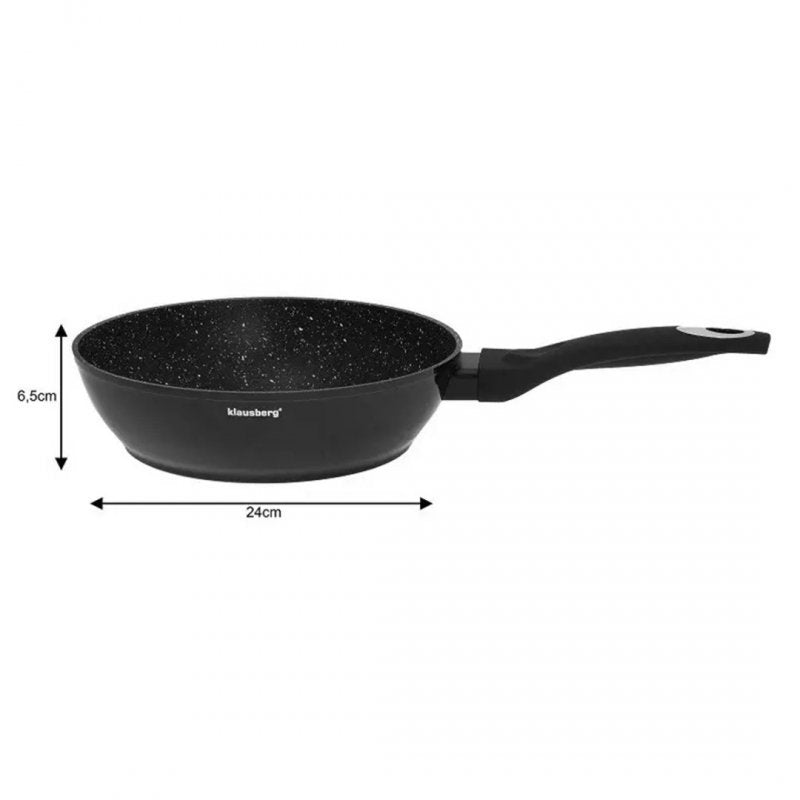 Klausberg KB-7322 Set di pentole antiaderenti in granito da 15 pezzi