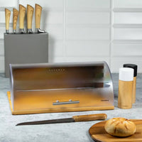 Klausberg KB-7096 Portapane in legno acrilico con design ermetico