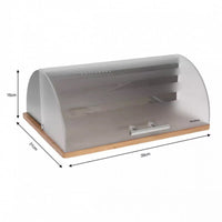 Klausberg KB-7096 Portapane in legno acrilico con design ermetico