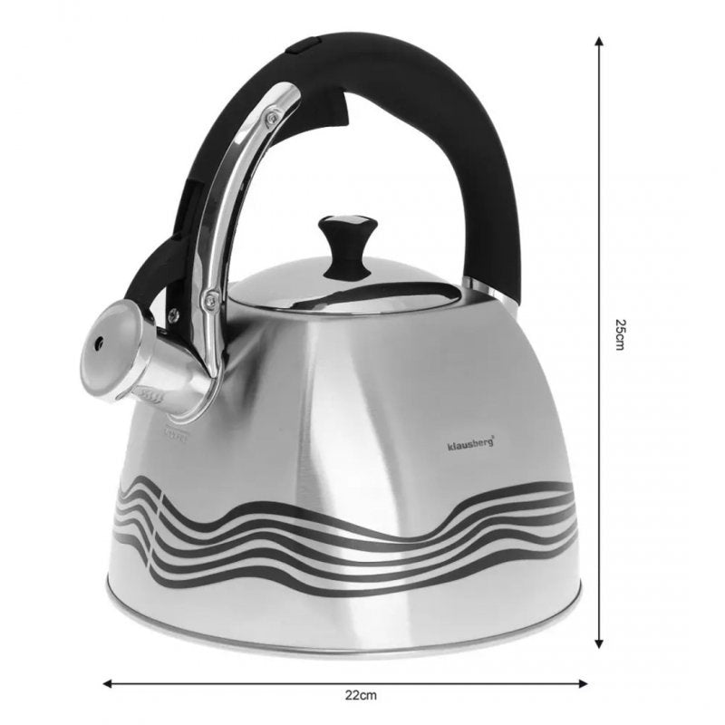 Bollitore termico in acciaio inox Klausberg KB-7099 da 3 litri con indicatore