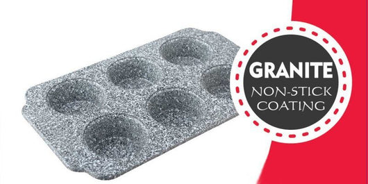 Teglia antiaderente in granito Klausberg KB-7381 per 6 muffin