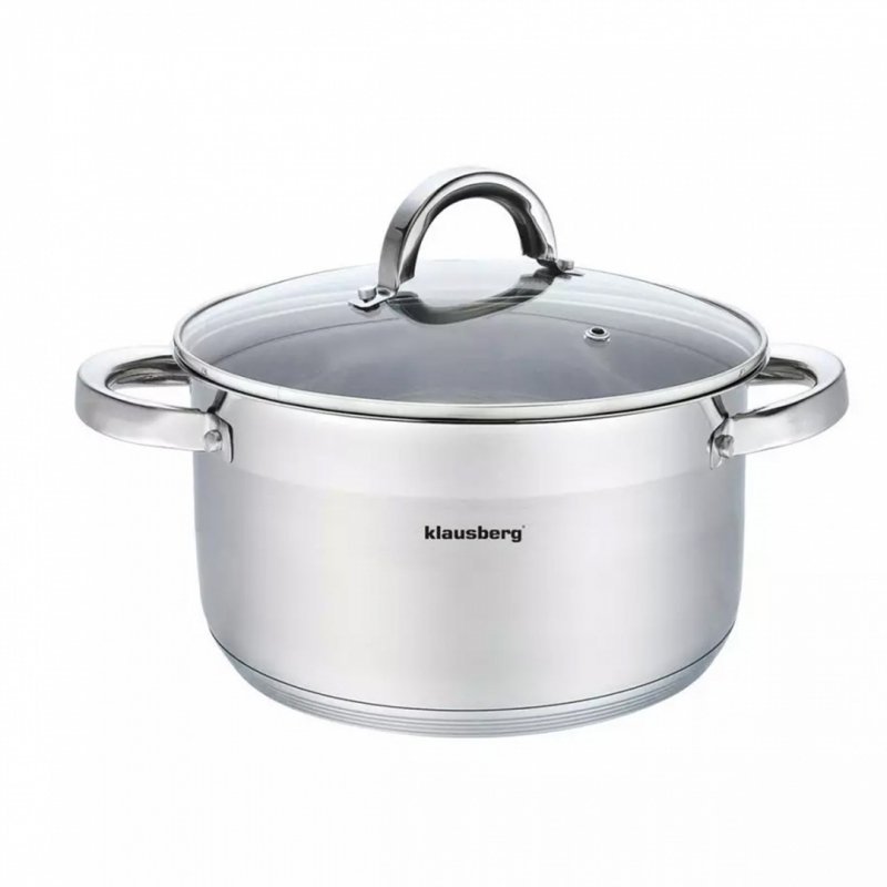 Klausberg KB-7126 Pentola moderna multistrato con coperchio 24 cm