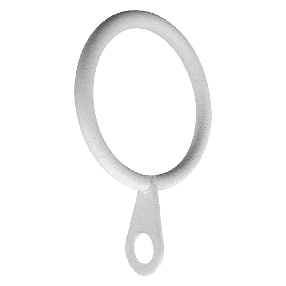 ANELLO PER SCORRITENDA col. bianco - Ø 12 mm  cf. 6 pz  - ERREBI