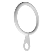 ANELLO PER SCORRITENDA col. bianco - Ø 12 mm  cf. 6 pz  - ERREBI