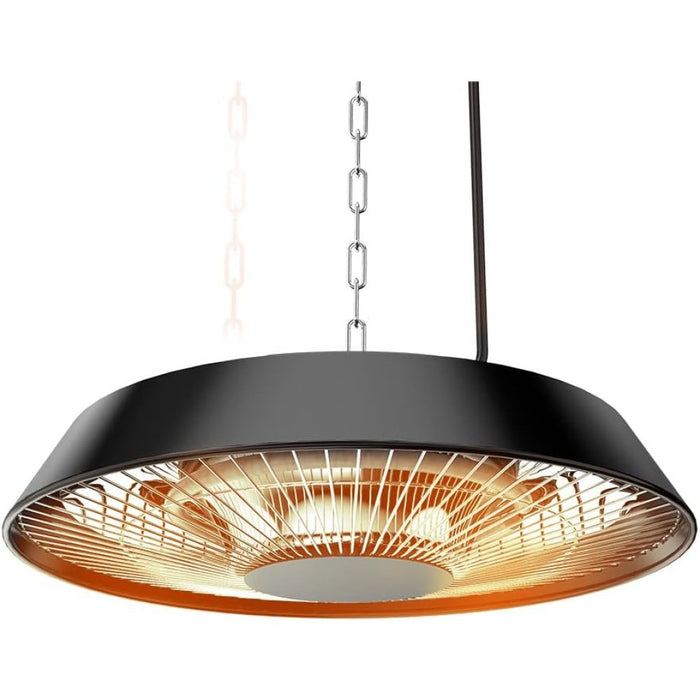 Topex 90-037 riscaldatore a soff ffitto 1500w aluminio senza tele