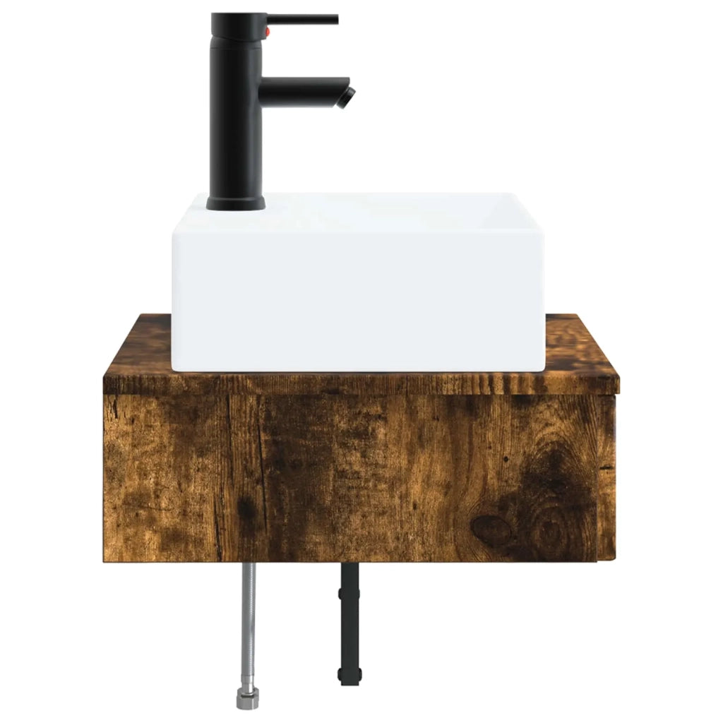 Lavabo da Parete Rovere Fumo 40 x 41 x 39 cm 890203