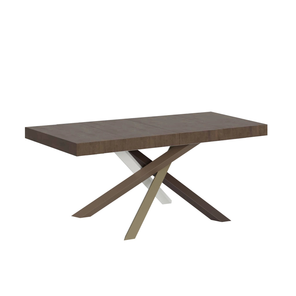 Tavolo allungabile 90x140/244 cm Volta Premium Noce telaio 4/C
