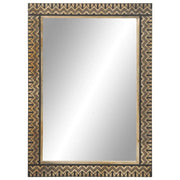 Specchio da bagno-Specchio per Bagno 50x70 cm in Legno Massello di Mango e Vetro