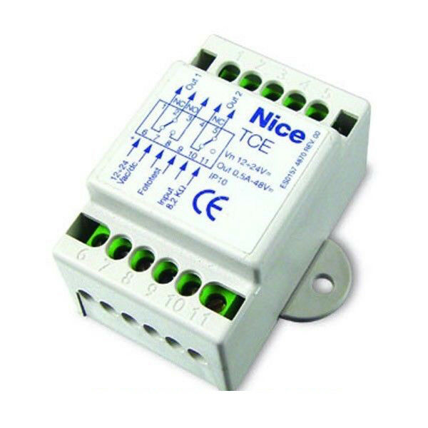 NICE TCE INTERFACCIA DI CONTROLLO PER BORDO SENSIBILE AUTOMAZIONE