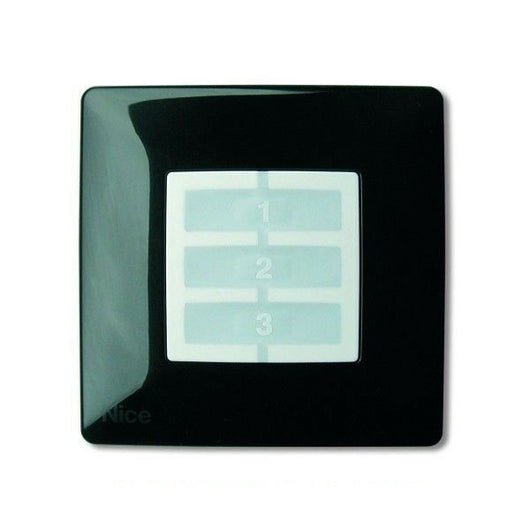 NICE WRB NICEWAY-OPLA SUPPORTO A PARETE RETTANGOLARE NERO OPLA