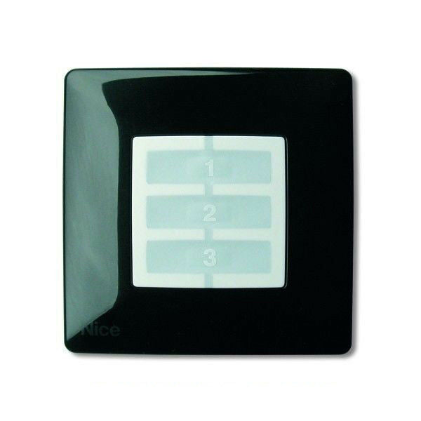 NICE WRB NICEWAY-OPLA SUPPORTO A PARETE RETTANGOLARE NERO OPLA