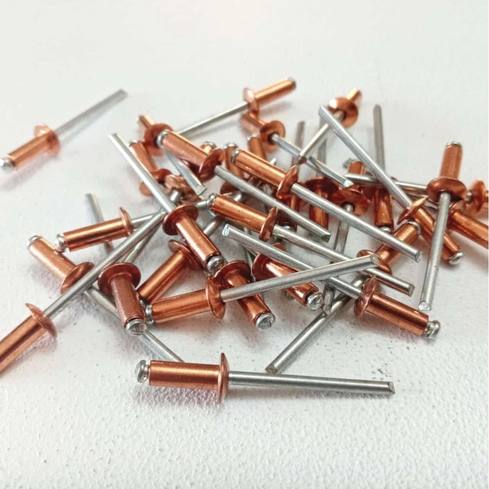 Rivetti rame 4,0x11mm - 100pz modello a strappo