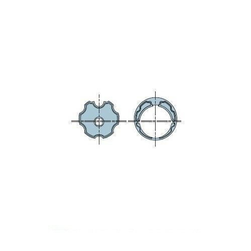 NICE 505.16300 ADATTATORE NEO Ø 45MM OGIVA INCLINATA 63X0,8 RUOTA + CORONA