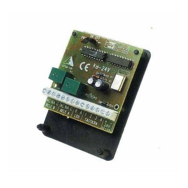 SCHEDA DECODIFICA X COMBINATORE A TASTIERA BICANALE GENIUS A10801 MADE IN ITALY