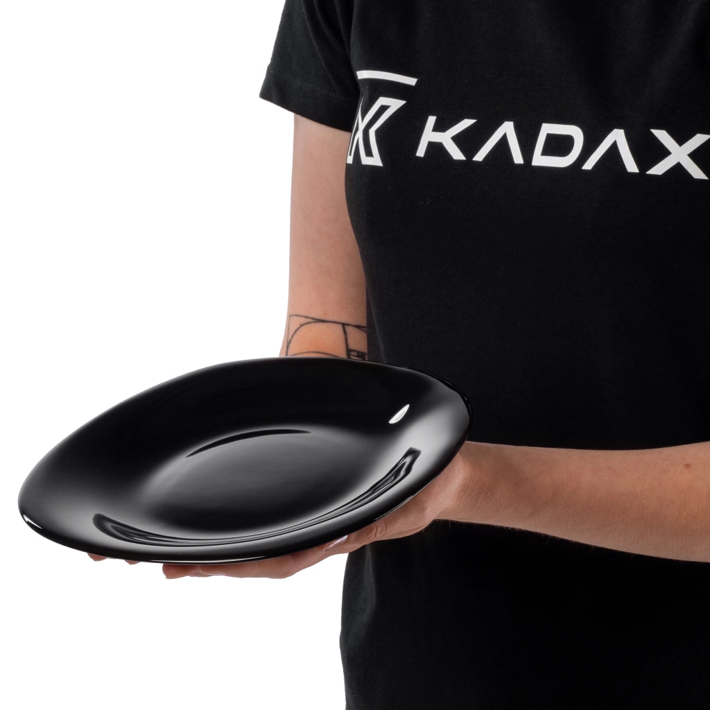 Set di 6 piatti da dessert KADAX da 21,5 cm, neri.