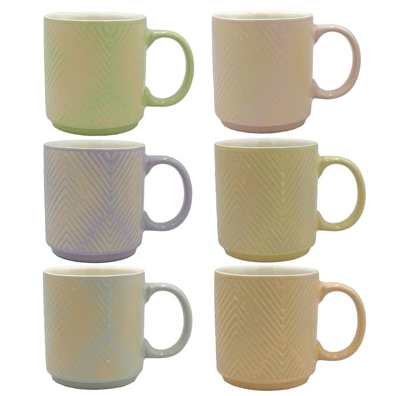 MA MAISON 1 TAZZA RAINN 400 CC CKN FANTASIA A PENNELLATA PASTELLO COLORI ASSORTITI