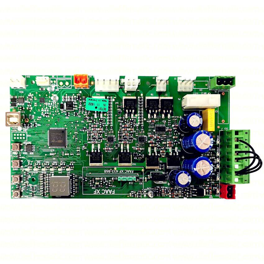 SCHEDA ELETTRONICA E721 INCORPORATA PER MOTORIDUTTORE C721 24V FAAC 63002485