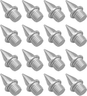 Spikes per corsa 28 pezzi filo 5 MM - Competizione allenamento cross running - Argento Grigio - Corso sprint inverno autunno prato ghiaccio.