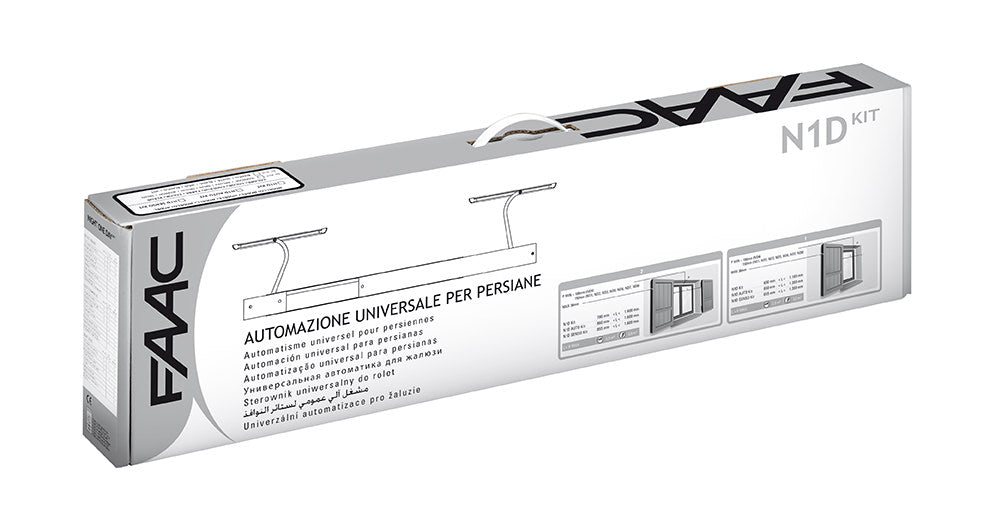 FAAC KIT PERSIANA 105776 N2D IT AUTO KIT - MARRONE 8017 EX 105742