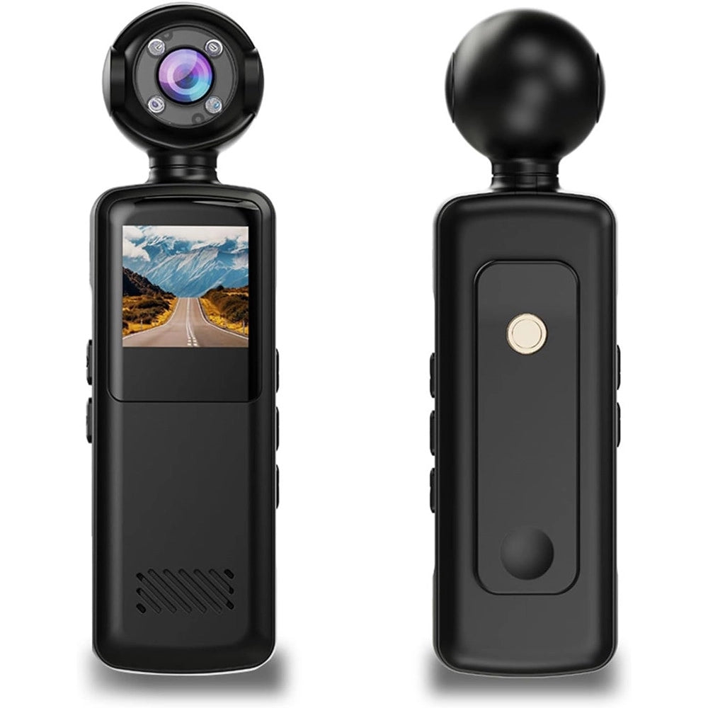 Trade Shop - Fotocamera Tascabile Wifi Action Camera Videocamera Portatile Registratore Multifunzione -