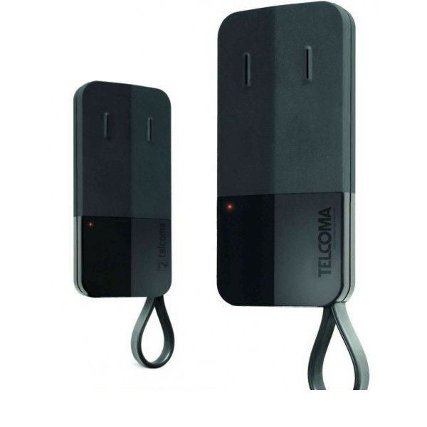 RADIOCOMANDO 2 CANALI NOIRE 2E SISTEMA ROLLING-CODE TELCOMA NOIRE2E RADIOCOMANDI