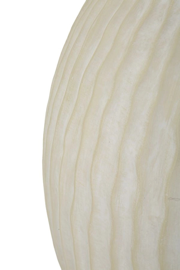 Vaso Icicle Ø36,5x38 cm in Mgo Crema