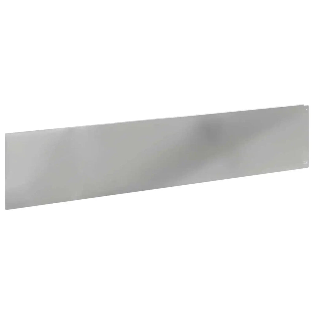 Bordura per Prato 10 pcs 100 x 22 cm Acciaio Argento 8008864