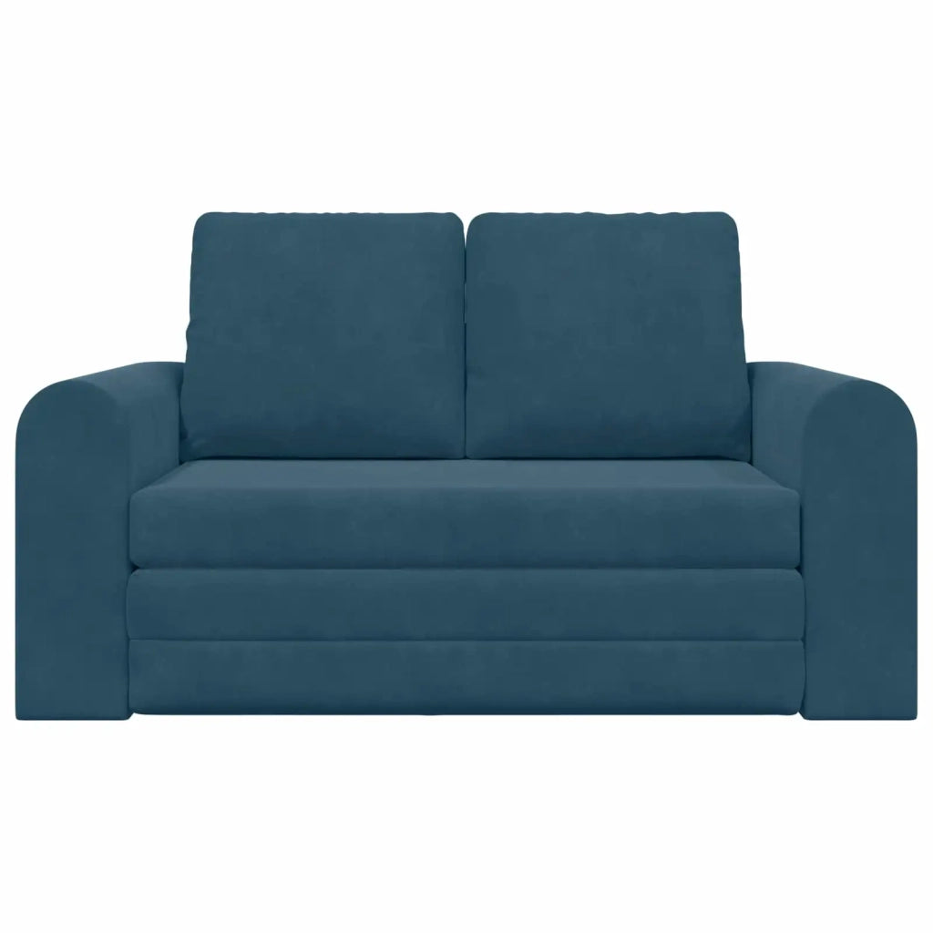 Divano letto Blu 148 x 71 x 83 cm Velluto 4106683