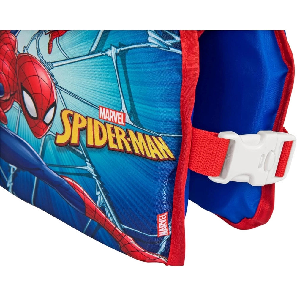 Trade Shop - Giubbetto Giubbotto Braccioli Spiderman Bambini 3-6 Anni Galleggiante Salvagente 98795 -