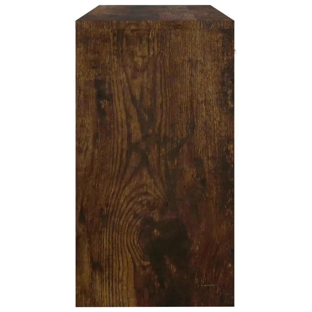 Scrivania Cassetto rovere fumo 100x40x73cm Legno Multistrato 342656