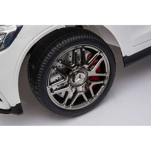 Macchina Elettrica per Bambini Licenza Ufficiale Mercedes AMG GLC63S Coupè 10,8V 5,4 Ah Bianco