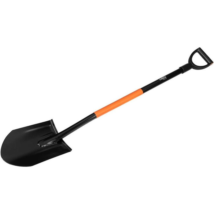 Topex 95-008-1 vanga con manico in metallo temprato, affilata