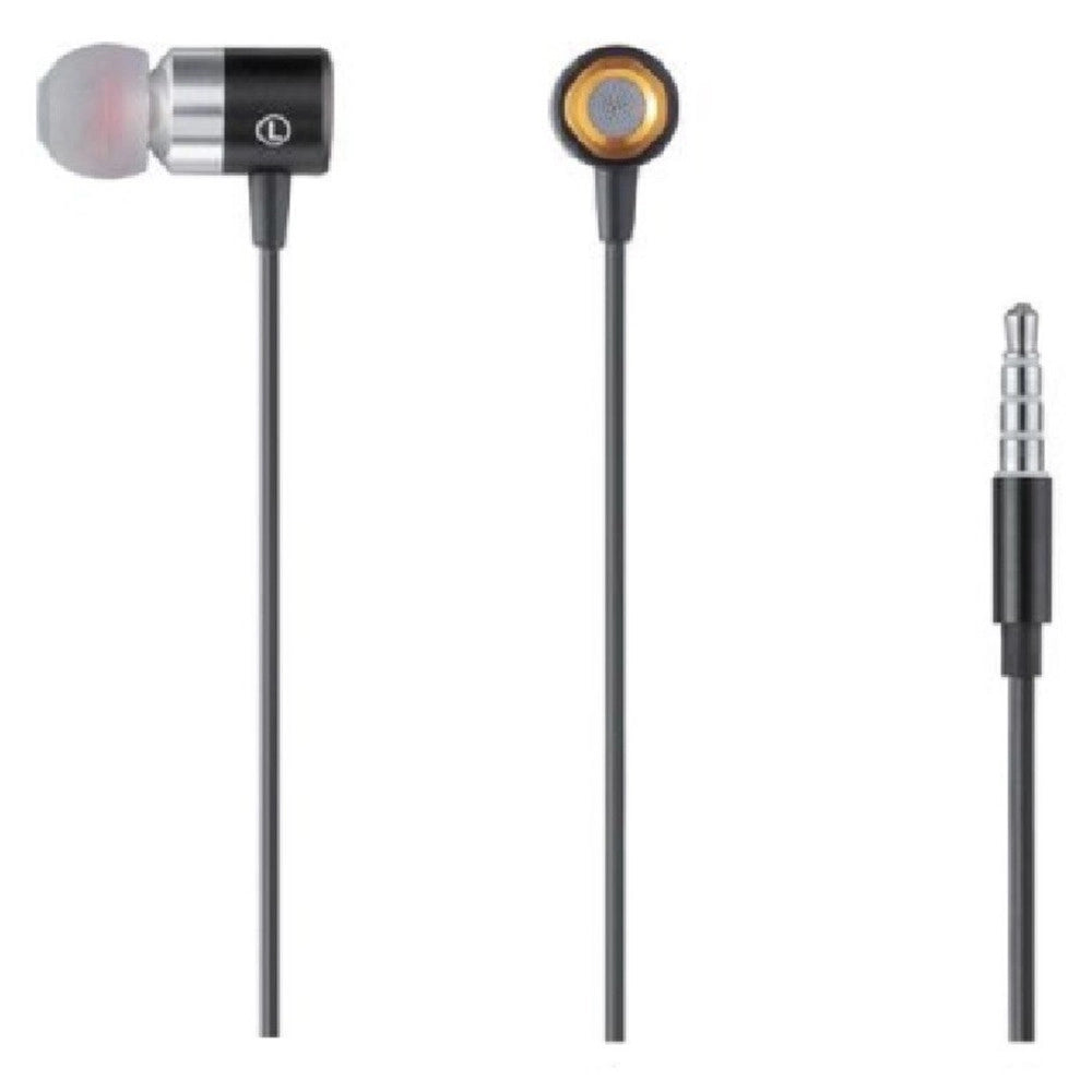 Trade Shop - Auricolari Cuffie In-ear Cavo 1,2 Metri Connettore Aux 3,5mm Smartphone Au-9t007 -