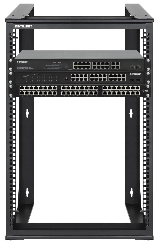 Armadio a Muro 19'' Open Frame 2 Montanti Flat Pack 15U
