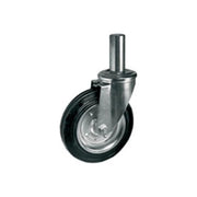 TELLURE ROTA 535516 Ruota Gomma Perno Innocenti 200 mm Diametro 50 mm Larghezza Portata 230 kg a 4 km-h colore Nero