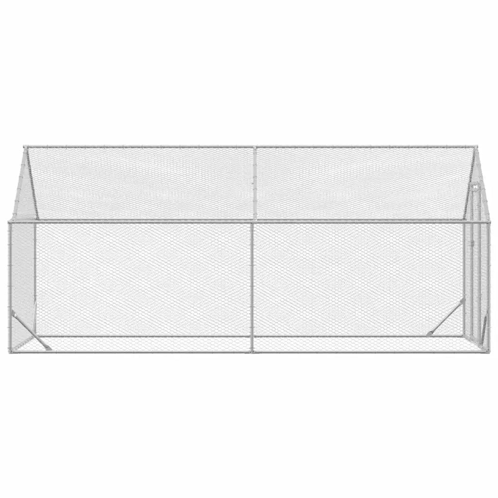 Gabbia per polli Argento 400 x 170 x 177 cm Acciaio zincato 42023410